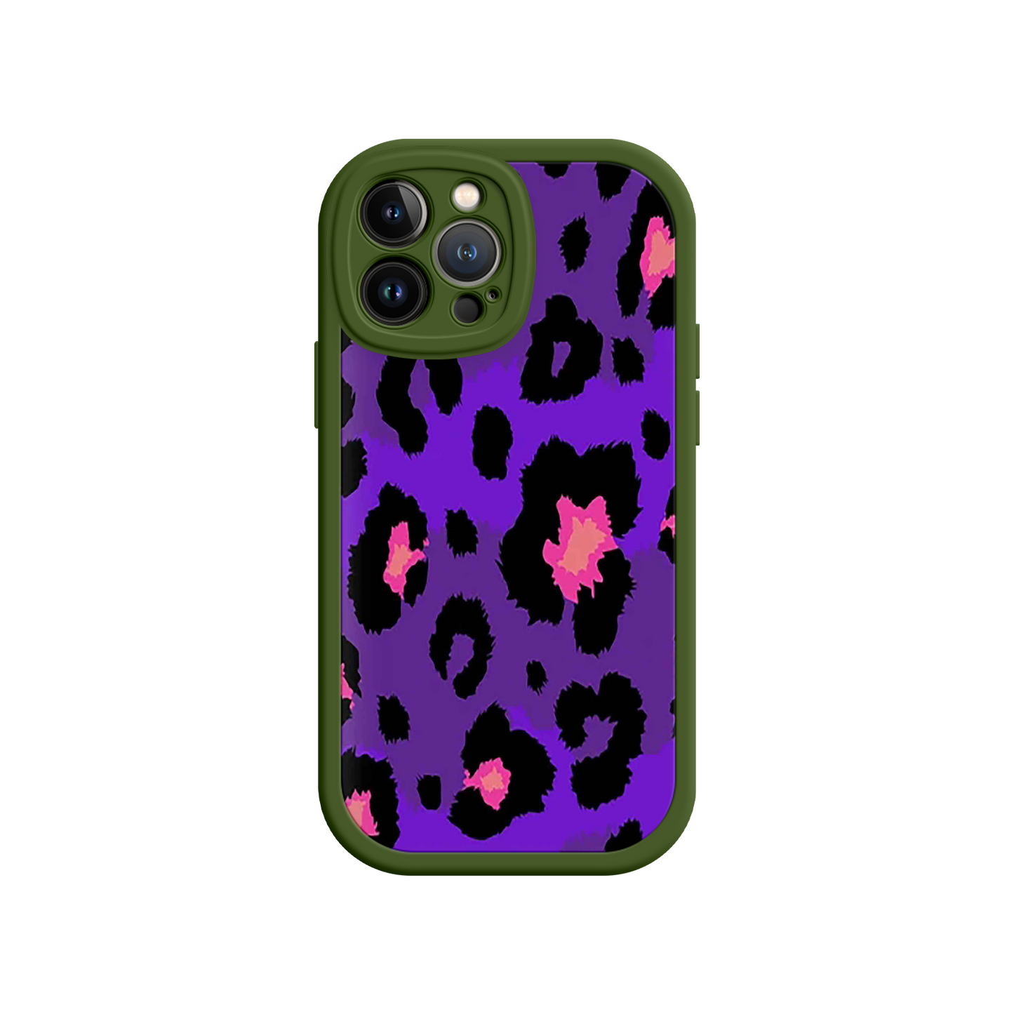 #MC0025 Factory Wholesale Purple Leopard Print iPhone 17 Case – Trendy Animal Print, Protective Fashion Cover, Bold & Stylish Design