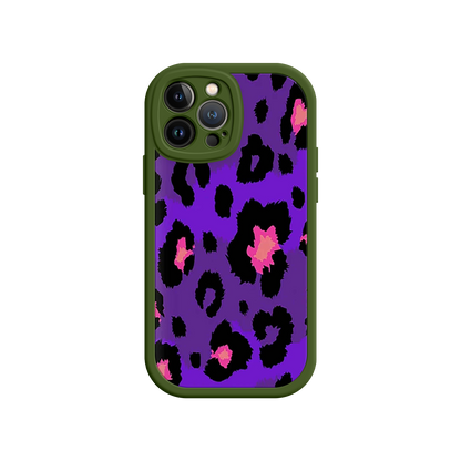 #MC0025 Factory Wholesale Purple Leopard Print iPhone 17 Case – Trendy Animal Print, Protective Fashion Cover, Bold & Stylish Design