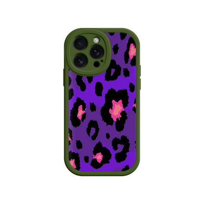 #MC0025 Factory Wholesale Purple Leopard Print iPhone 17 Case – Trendy Animal Print, Protective Fashion Cover, Bold & Stylish Design