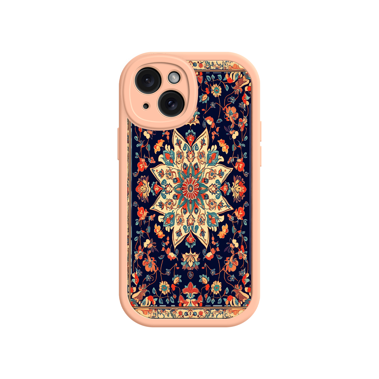 #MC0029 Factory Wholesale Mandala iPhone 17 Case – Ornate Pattern, Bohemian Style, Artistic Floral Design