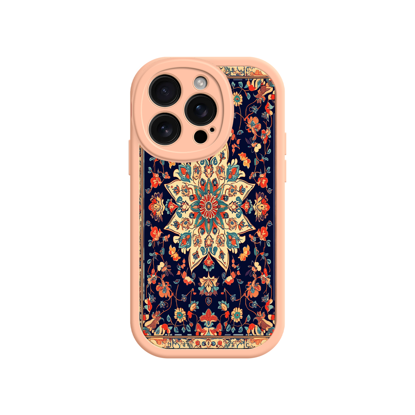 #MC0029 Factory Wholesale Mandala iPhone 17 Case – Ornate Pattern, Bohemian Style, Artistic Floral Design
