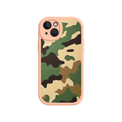 #MC0031 Factory Wholesale Military Camo iPhone 17 Case – Woodland Camouflage, Tactical Design, Rugged Phone Cover