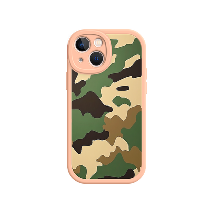 #MC0031 Factory Wholesale Military Camo iPhone 17 Case – Woodland Camouflage, Tactical Design, Rugged Phone Cover