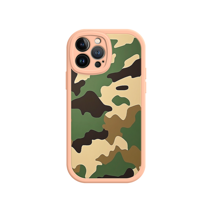 #MC0031 Factory Wholesale Military Camo iPhone 17 Case – Woodland Camouflage, Tactical Design, Rugged Phone Cover