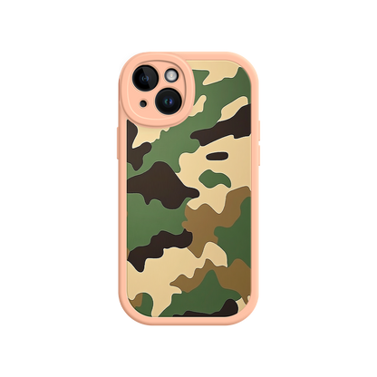 #MC0031 Factory Wholesale Military Camo iPhone 17 Case – Woodland Camouflage, Tactical Design, Rugged Phone Cover