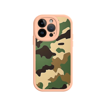 #MC0031 Factory Wholesale Military Camo iPhone 17 Case – Woodland Camouflage, Tactical Design, Rugged Phone Cover
