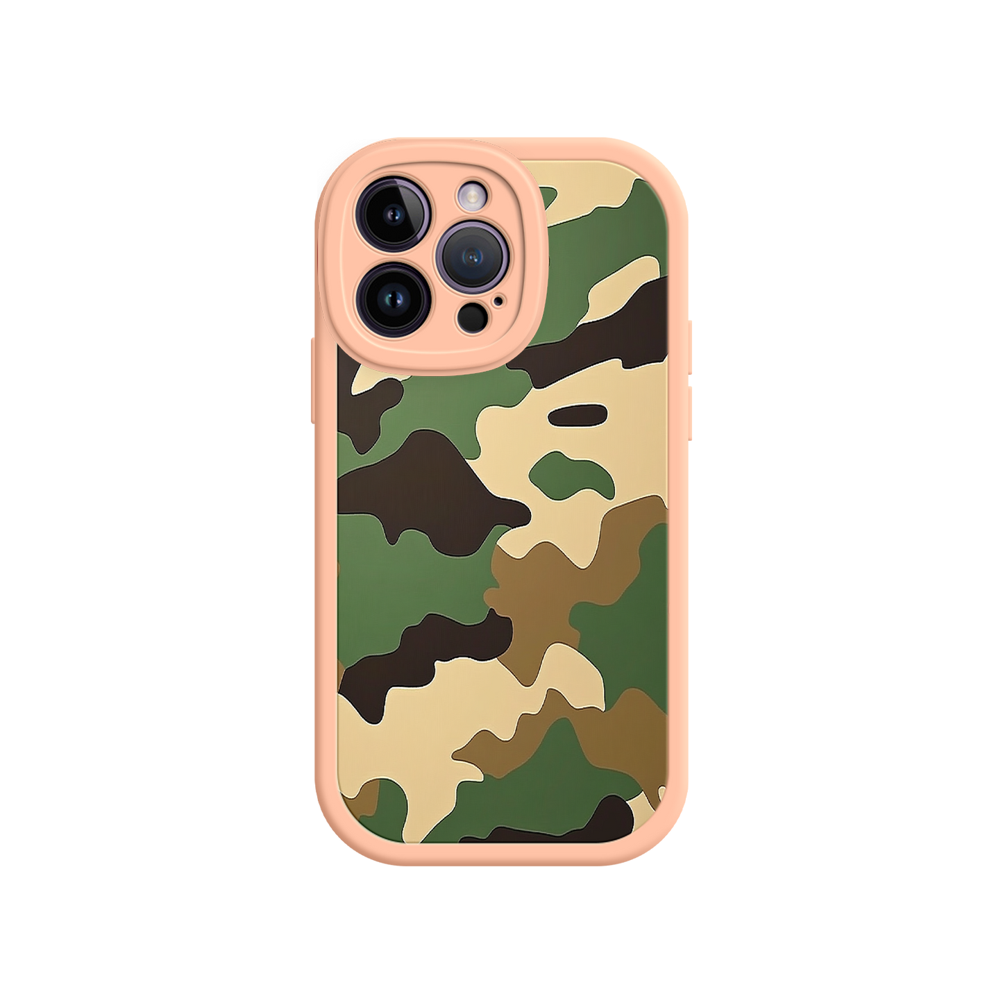 #MC0031 Factory Wholesale Military Camo iPhone 17 Case – Woodland Camouflage, Tactical Design, Rugged Phone Cover