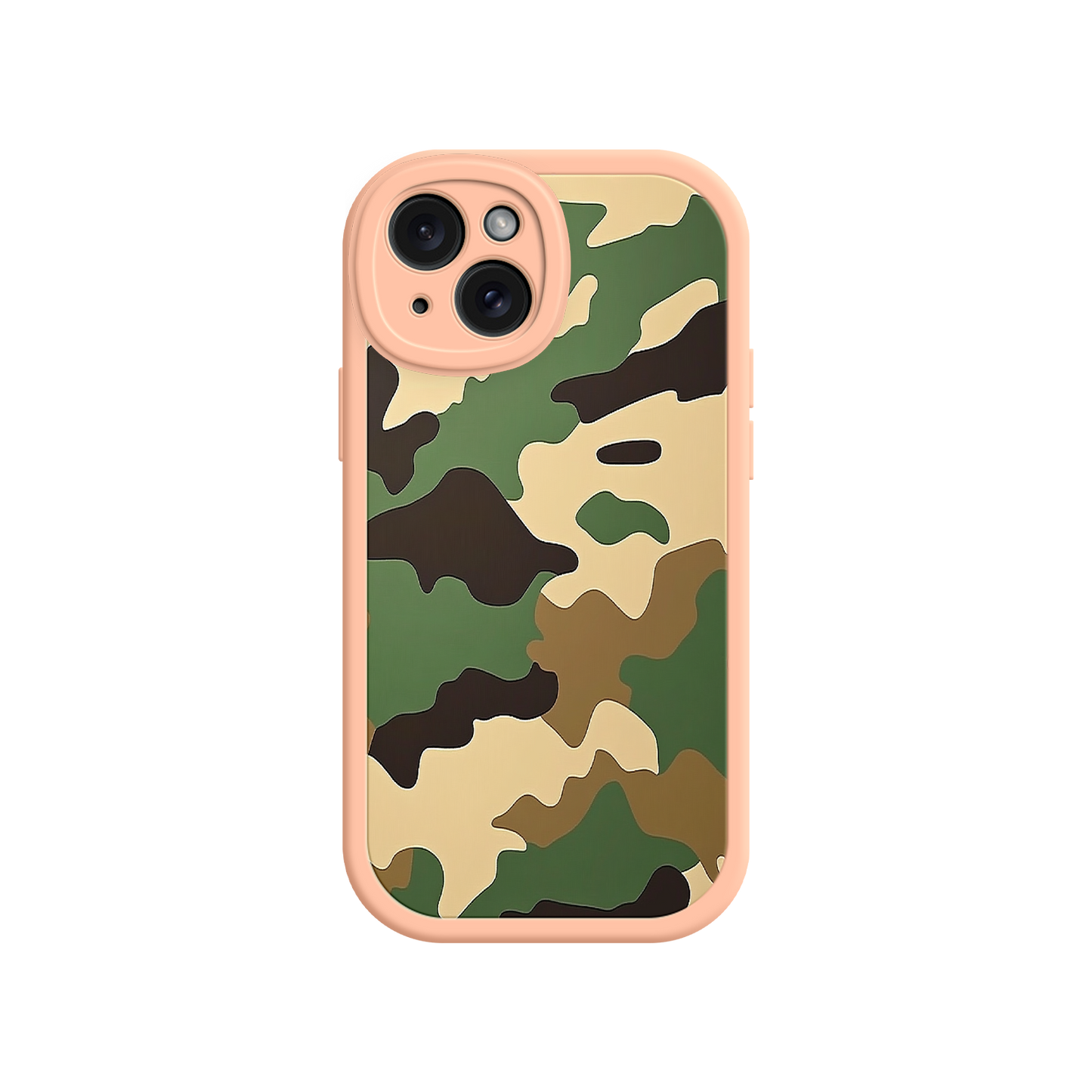 #MC0031 Factory Wholesale Military Camo iPhone 17 Case – Woodland Camouflage, Tactical Design, Rugged Phone Cover