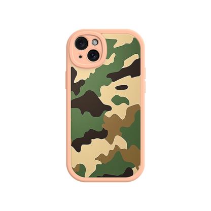 #MC0031 Factory Wholesale Military Camo iPhone 17 Case – Woodland Camouflage, Tactical Design, Rugged Phone Cover