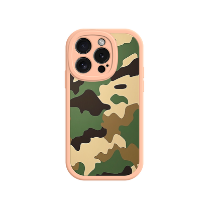 #MC0031 Factory Wholesale Military Camo iPhone 17 Case – Woodland Camouflage, Tactical Design, Rugged Phone Cover