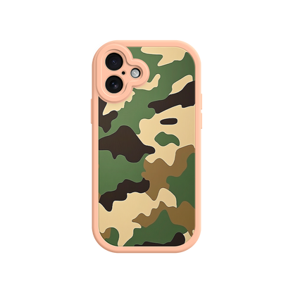 #MC0031 Factory Wholesale Military Camo iPhone 17 Case – Woodland Camouflage, Tactical Design, Rugged Phone Cover