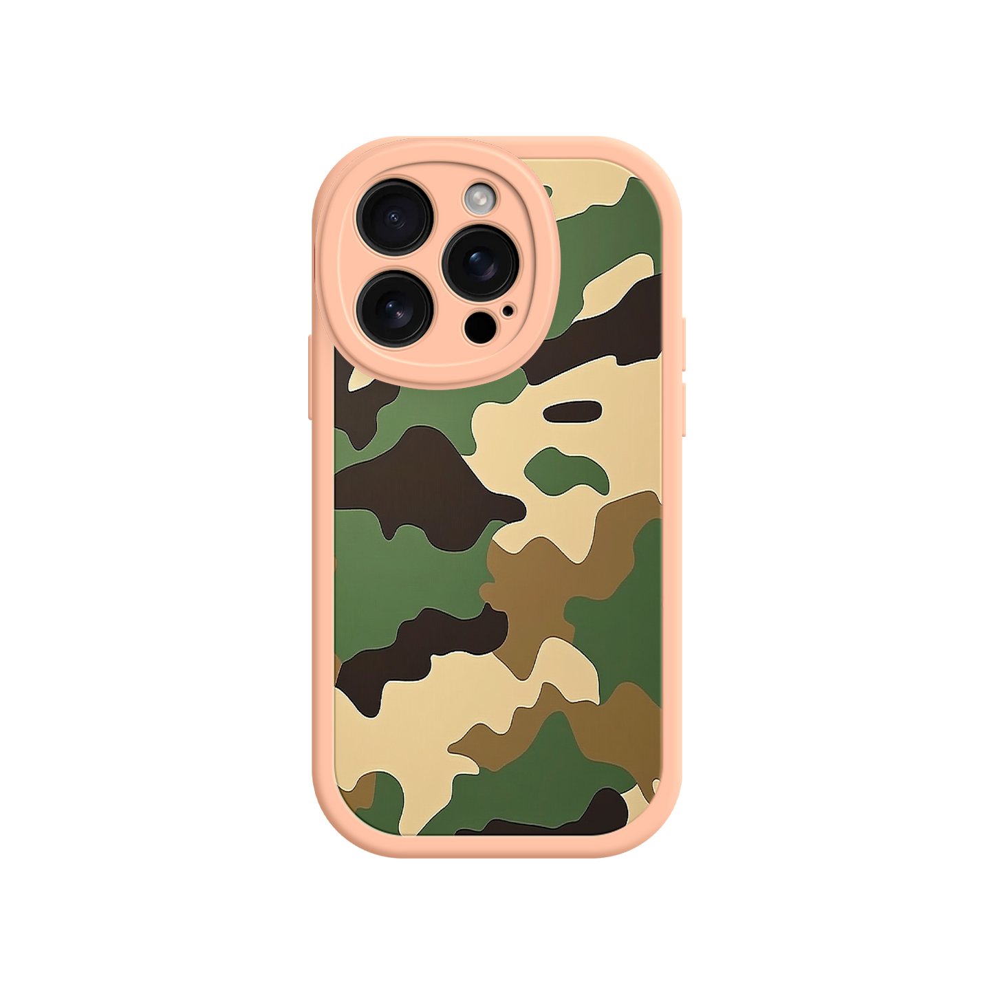 #MC0031 Factory Wholesale Military Camo iPhone 17 Case – Woodland Camouflage, Tactical Design, Rugged Phone Cover