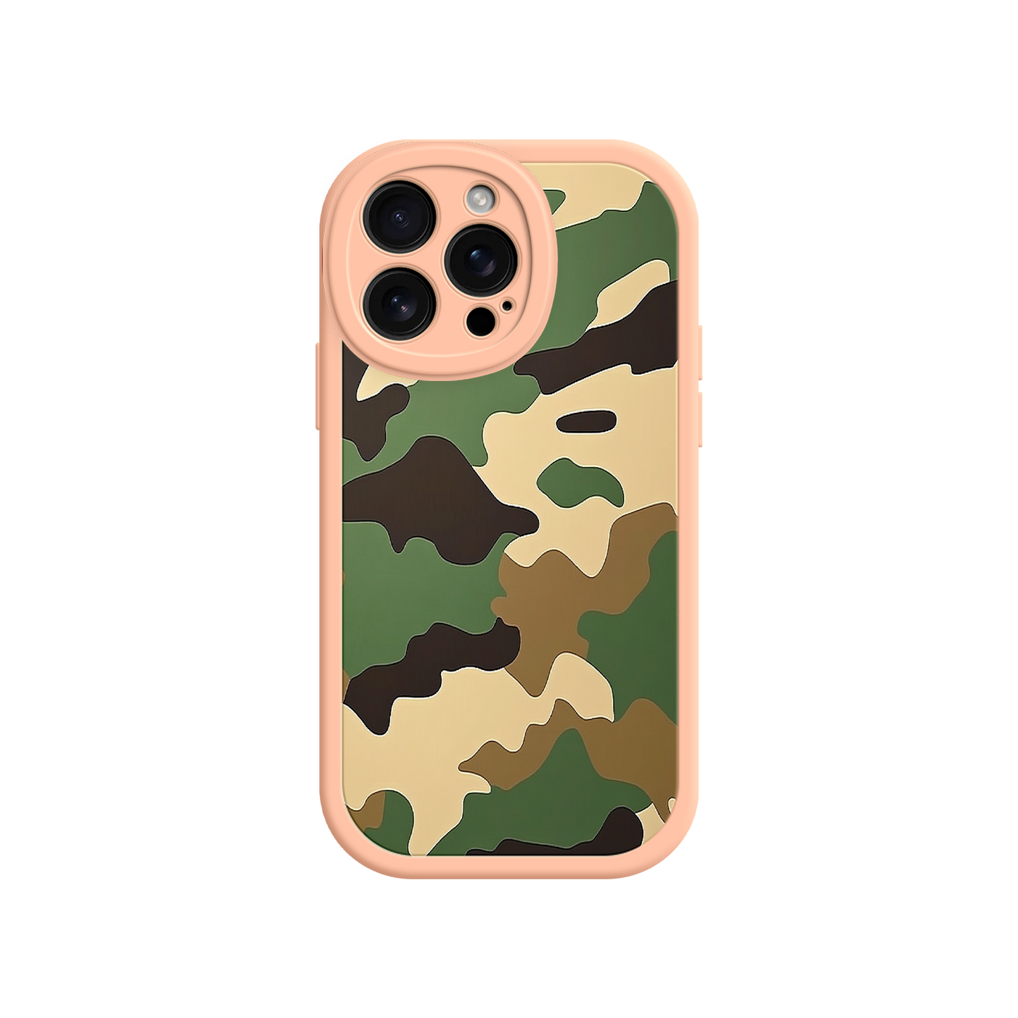 #MC0031 Factory Wholesale Military Camo iPhone 17 Case – Woodland Camouflage, Tactical Design, Rugged Phone Cover