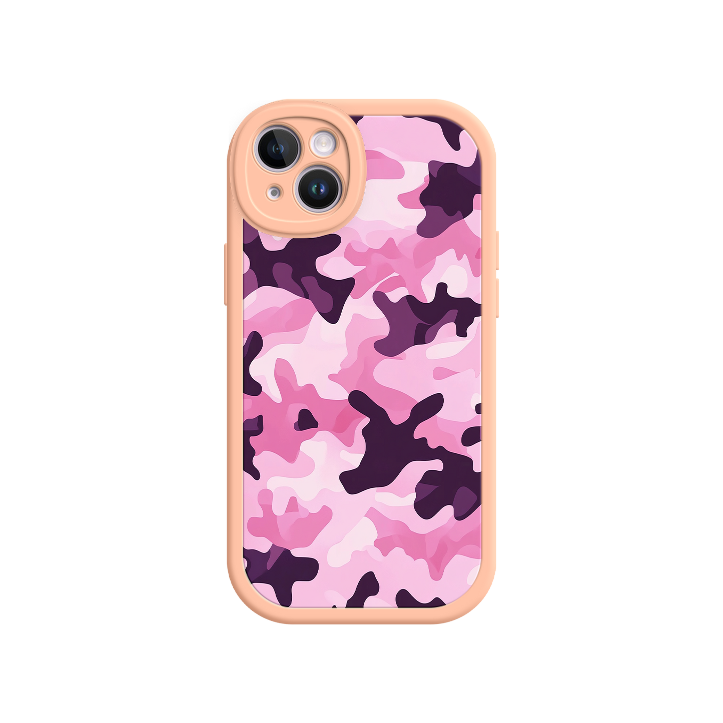 #MC0030 Factory Wholesale Pink Camo iPhone 17 Case – Camouflage, Feminine Style, Protective Phone Cover