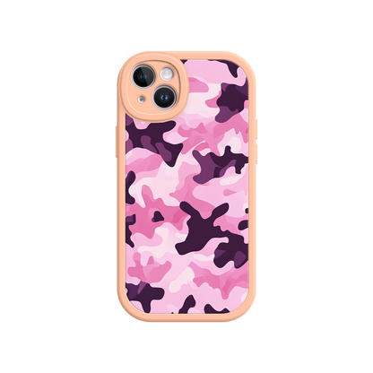 #MC0030 Factory Wholesale Pink Camo iPhone 17 Case – Camouflage, Feminine Style, Protective Phone Cover