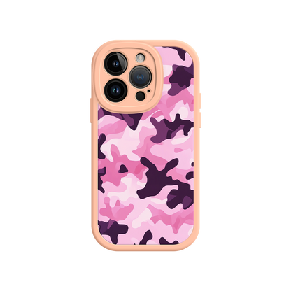 #MC0030 Factory Wholesale Pink Camo iPhone 17 Case – Camouflage, Feminine Style, Protective Phone Cover