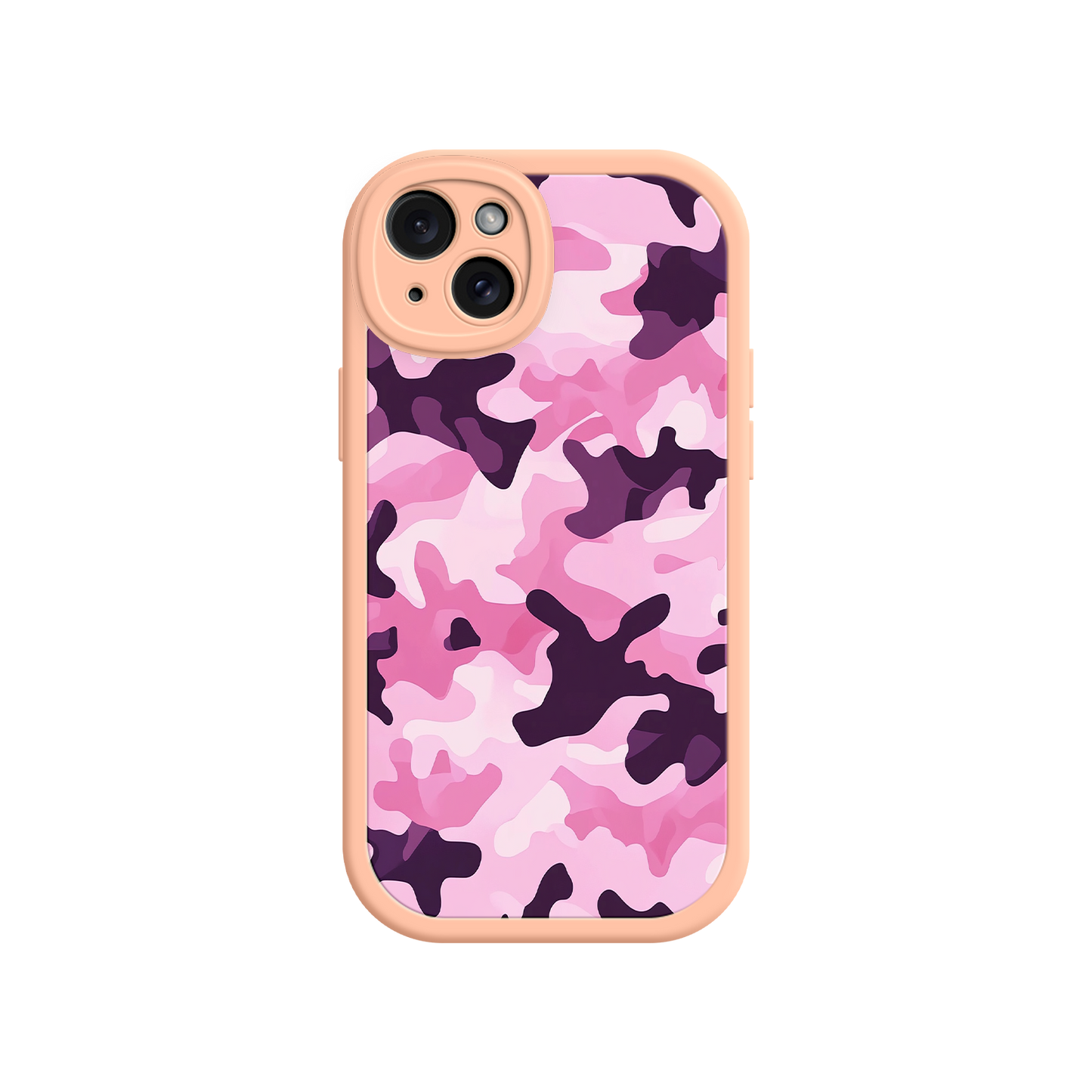 #MC0030 Factory Wholesale Pink Camo iPhone 17 Case – Camouflage, Feminine Style, Protective Phone Cover