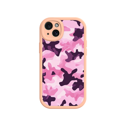 #MC0030 Factory Wholesale Pink Camo iPhone 17 Case – Camouflage, Feminine Style, Protective Phone Cover