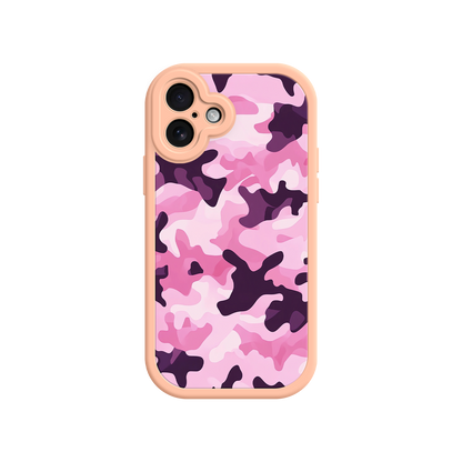 #MC0030 Factory Wholesale Pink Camo iPhone 17 Case – Camouflage, Feminine Style, Protective Phone Cover