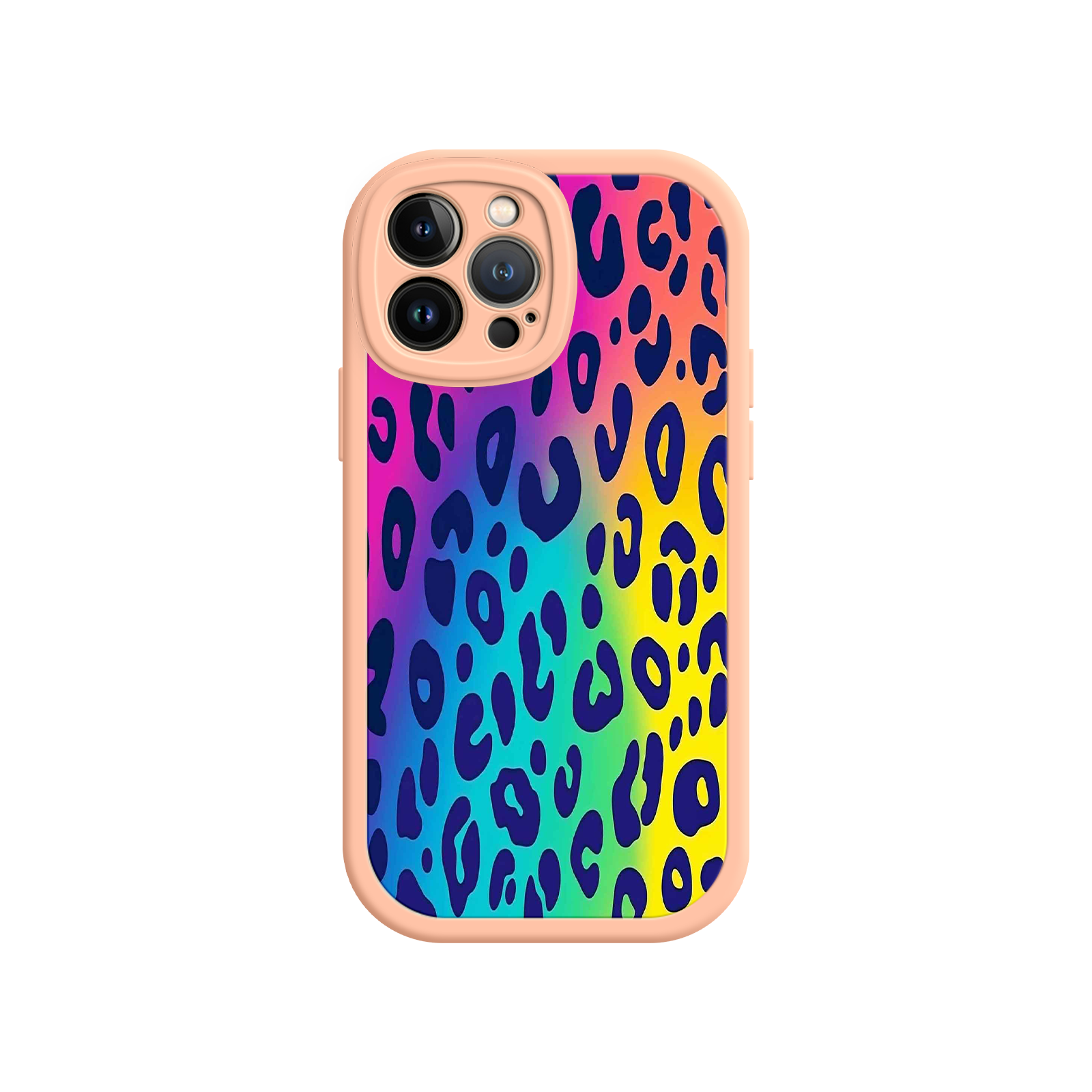 Rainbow Leopard Print iPhone 17 Case – Vibrant Gradient Leopard Pattern, Colorful Animal Print Design, Trendy Animal Print Phone Cover
