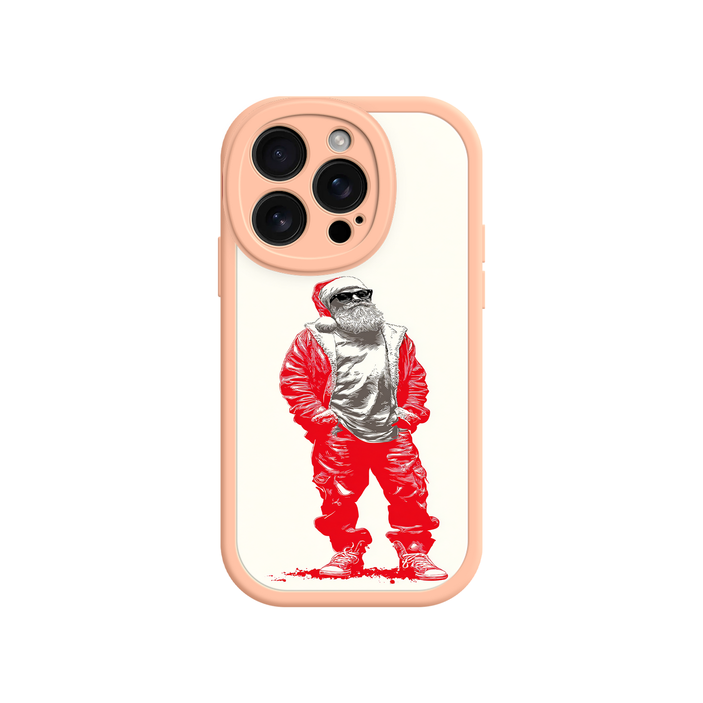 Holiday phone case for gifting – urban Santa style