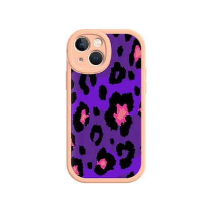 #MC0025 Factory Wholesale Purple Leopard Print iPhone 17 Case – Trendy Animal Print, Protective Fashion Cover, Bold & Stylish Design