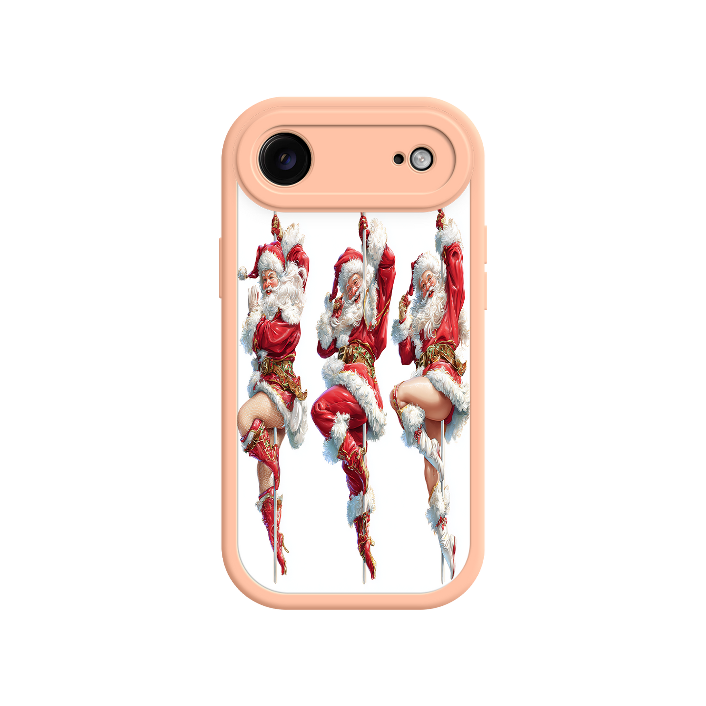 Retro phone case with photogenic Christmas design