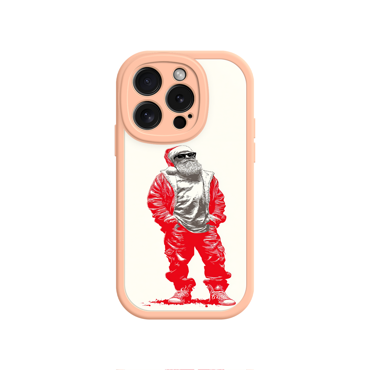 #MC0023 Factory Wholesale Urban Santa Street Style iphone 17 Case