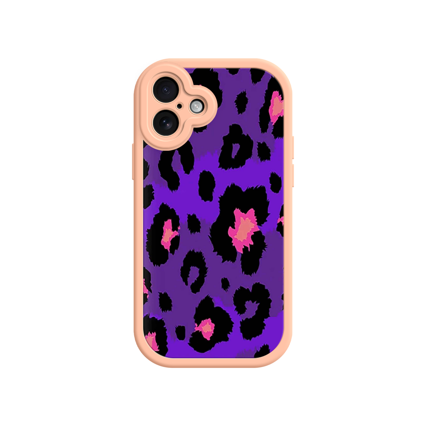 #MC0025 Factory Wholesale Purple Leopard Print iPhone 17 Case – Trendy Animal Print, Protective Fashion Cover, Bold & Stylish Design