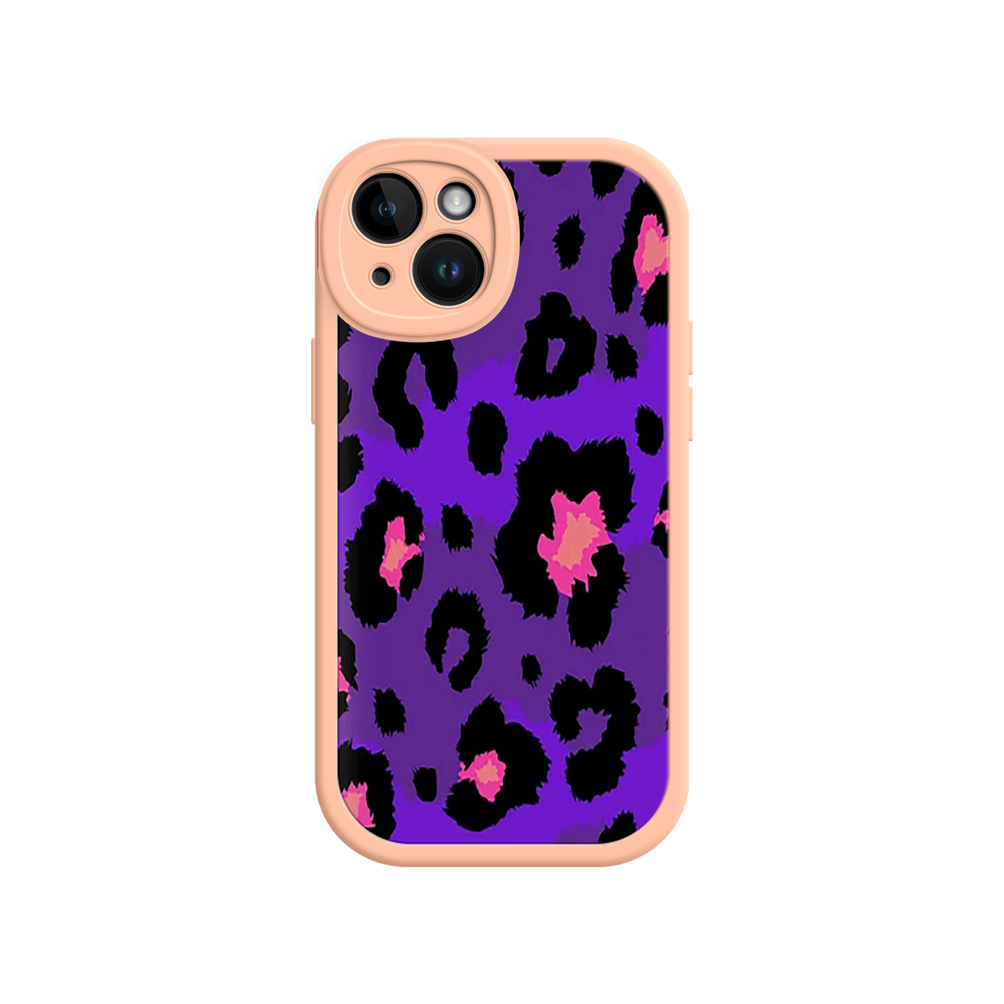 #MC0025 Factory Wholesale Purple Leopard Print iPhone 17 Case – Trendy Animal Print, Protective Fashion Cover, Bold & Stylish Design