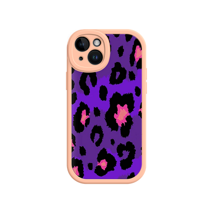 #MC0025 Factory Wholesale Purple Leopard Print iPhone 17 Case – Trendy Animal Print, Protective Fashion Cover, Bold & Stylish Design