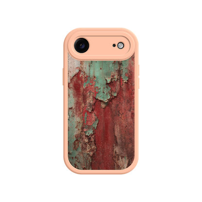 #MC0022 Factory Wholesale Rustic Metal Texture Phone Case – Vintage Industrial Style for iPhone 17