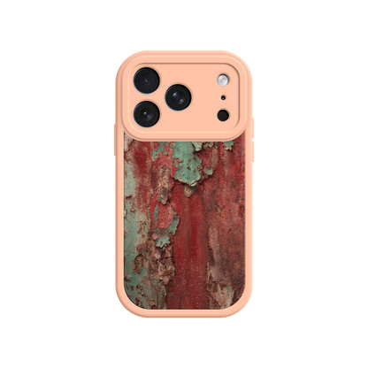 #MC0022 Factory Wholesale Rustic Metal Texture Phone Case – Vintage Industrial Style for iPhone 17