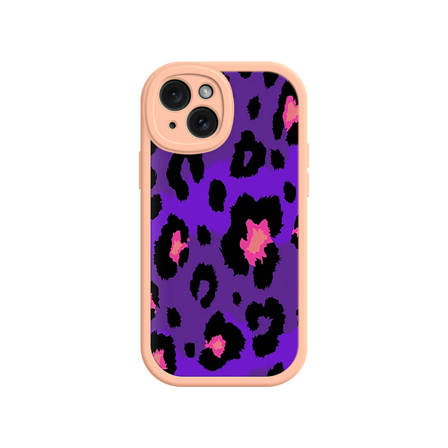#MC0025 Factory Wholesale Purple Leopard Print iPhone 17 Case – Trendy Animal Print, Protective Fashion Cover, Bold & Stylish Design