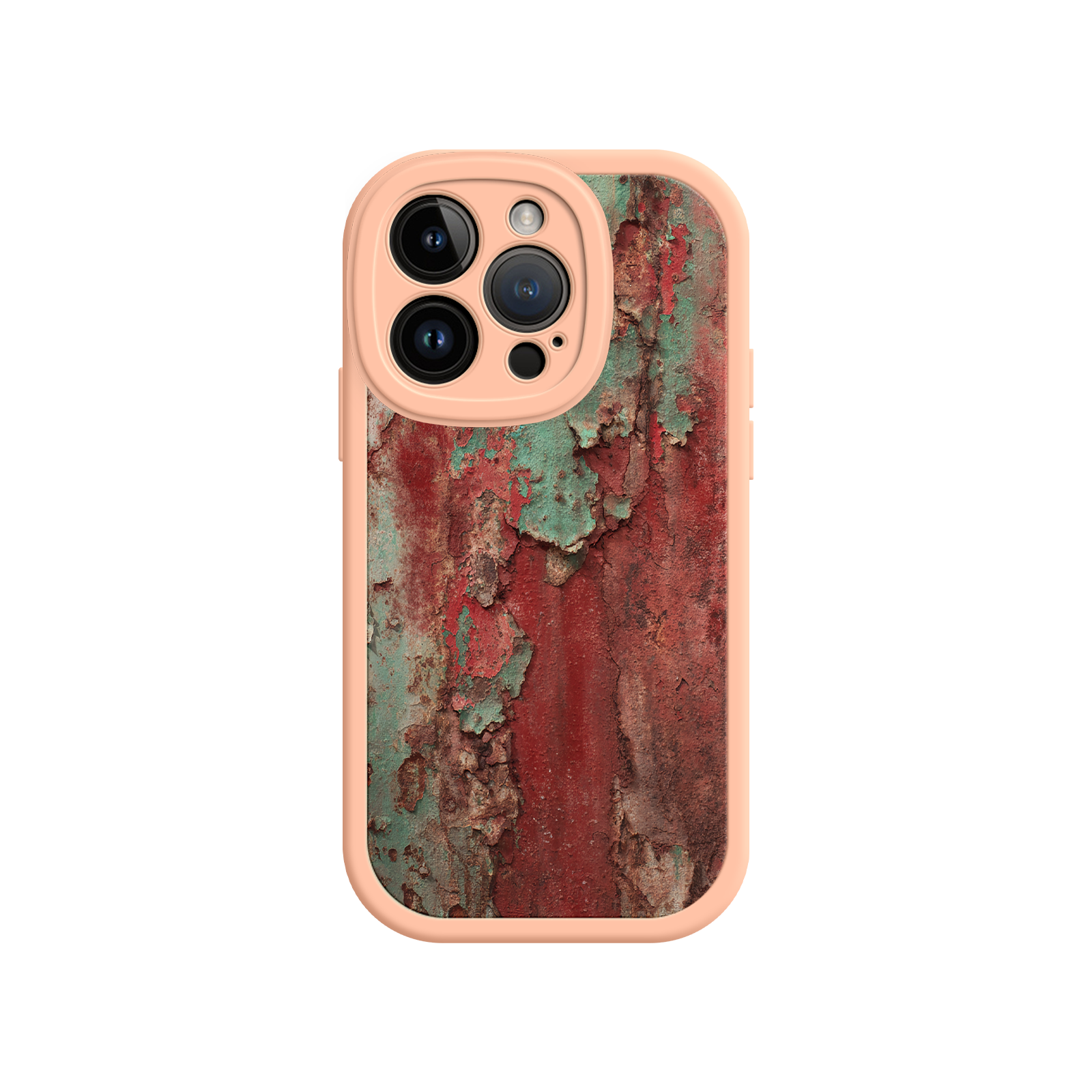Rustic Metal Texture Phone Case – Vintage Industrial Style for iPhone 17