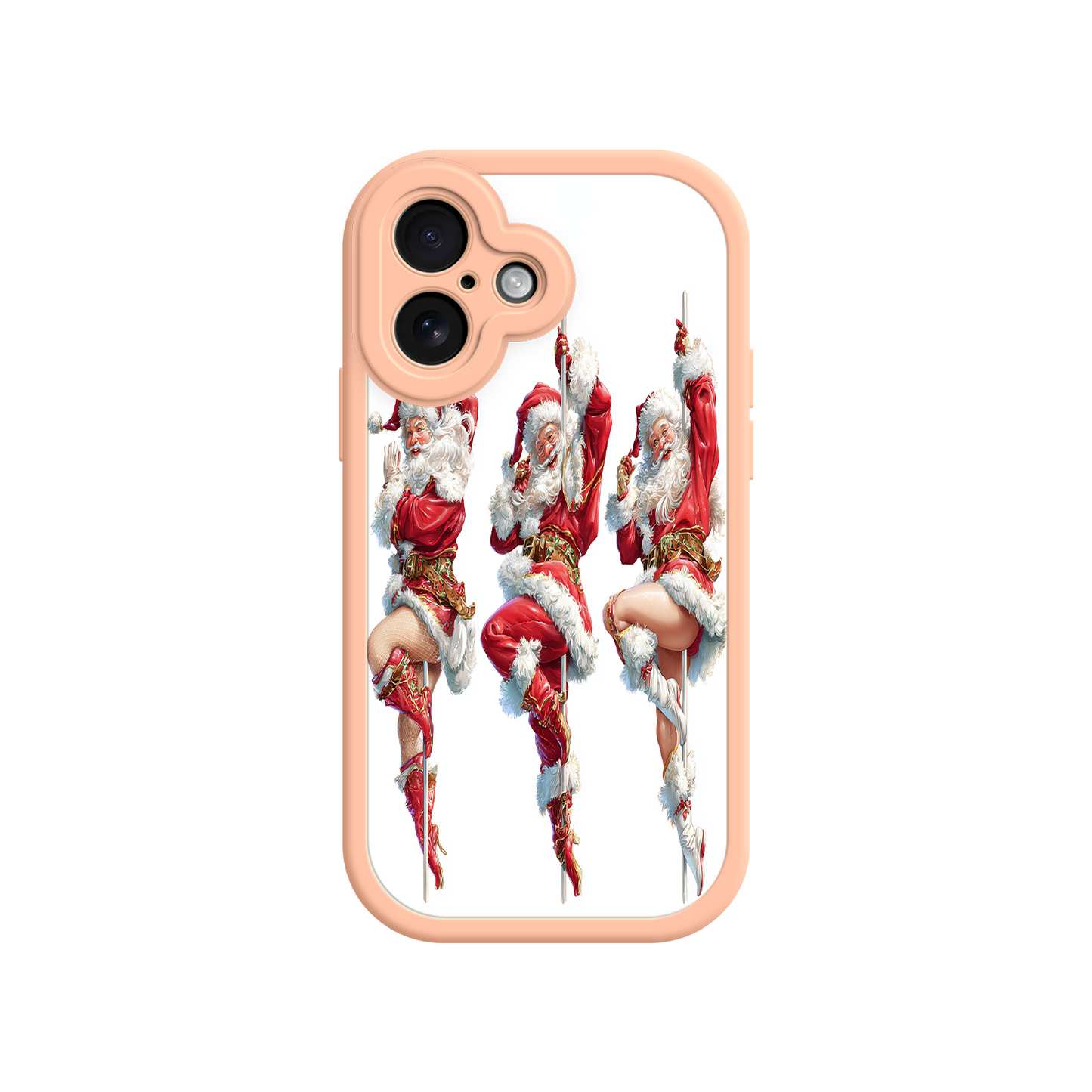 Christmas phone case with glamorous vintage design