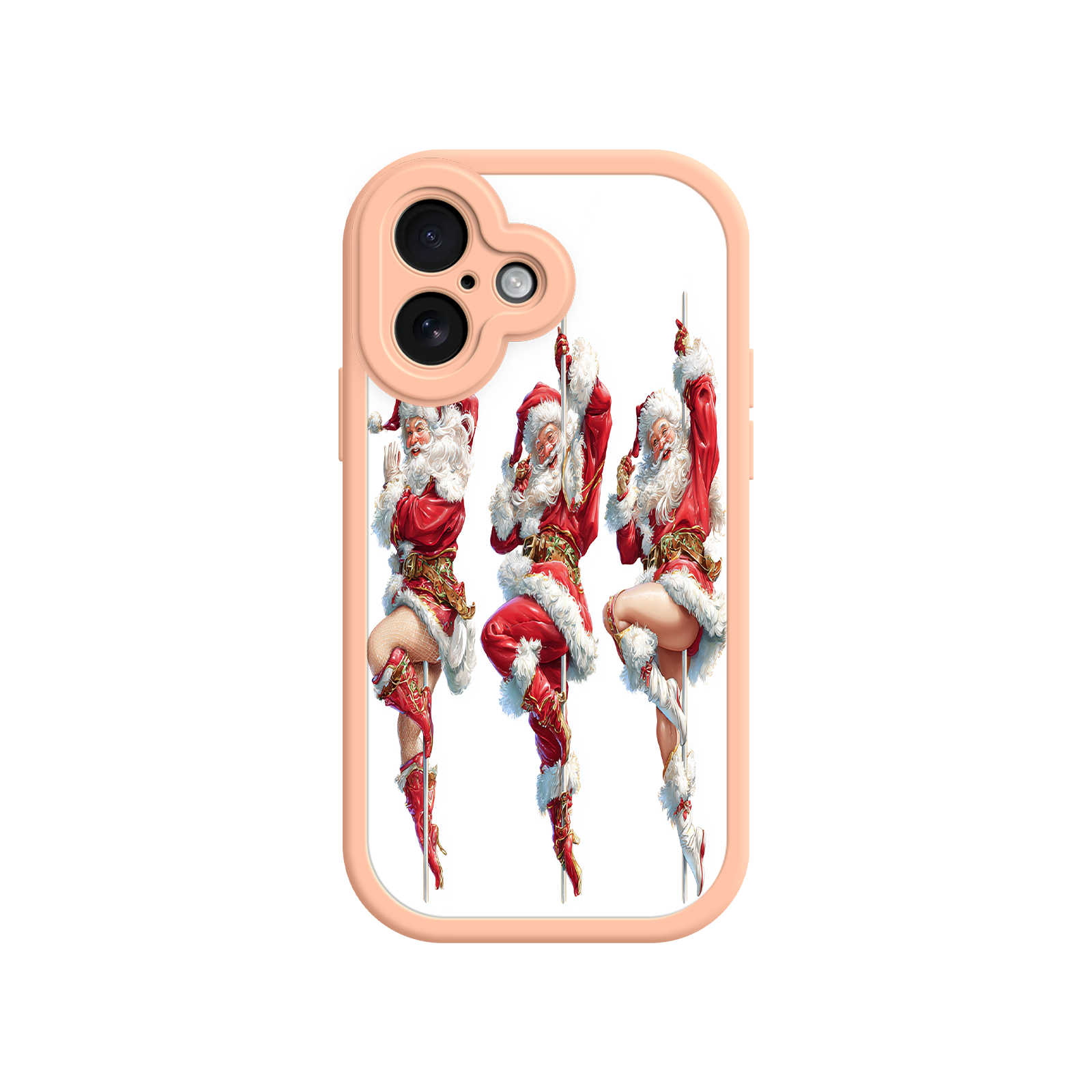 Christmas phone case with glamorous vintage design