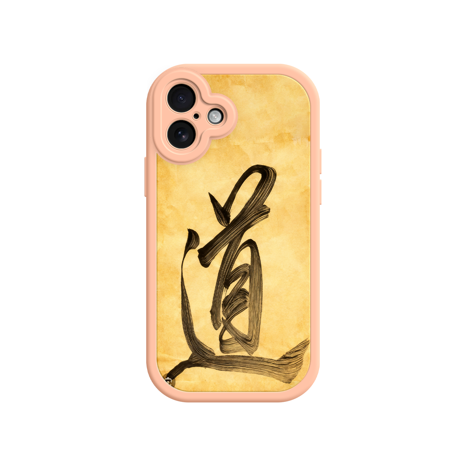 Elegant phone case with Tao calligraphy artwork