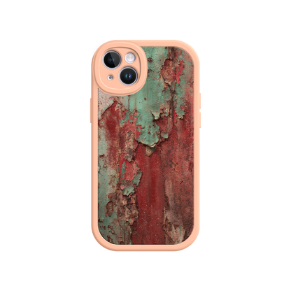 #MC0022 Factory Wholesale Rustic Metal Texture Phone Case – Vintage Industrial Style for iPhone 17