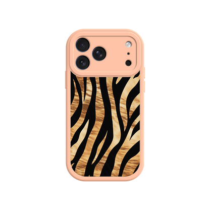 Statement phone case with animal print texture