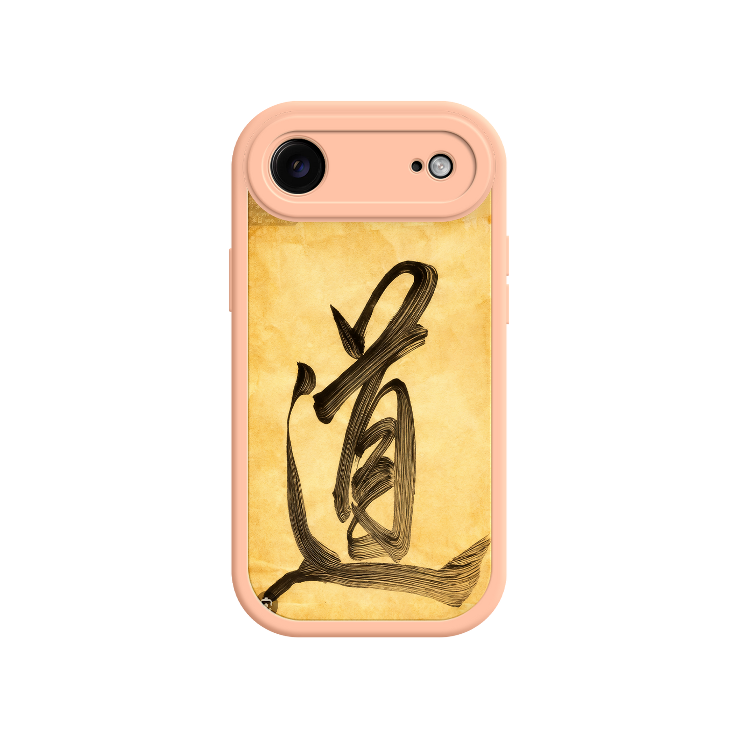 Zen-inspired phone case with Tao calligraphy