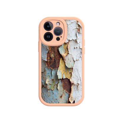#MC0021 Factory Wholesale Rustic Patina Phone Case – Vintage Peeling Paint Design for iPhone 17