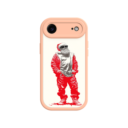 Urban-style Santa Claus phone cover for holiday season
