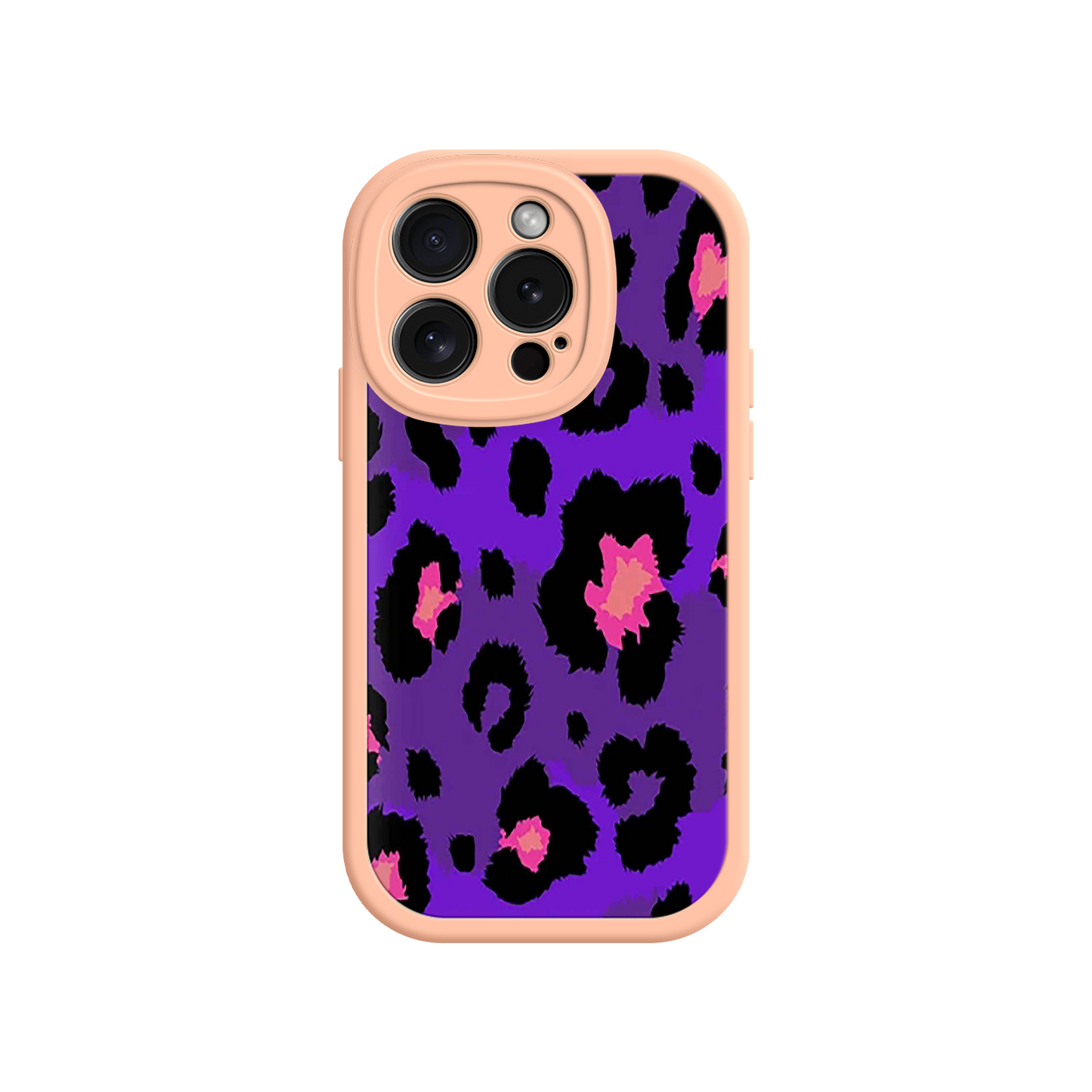 #MC0025 Factory Wholesale Purple Leopard Print iPhone 17 Case – Trendy Animal Print, Protective Fashion Cover, Bold & Stylish Design