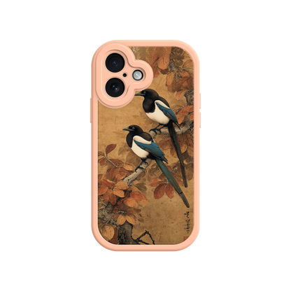 Cultural phone case representing seasonal beauty