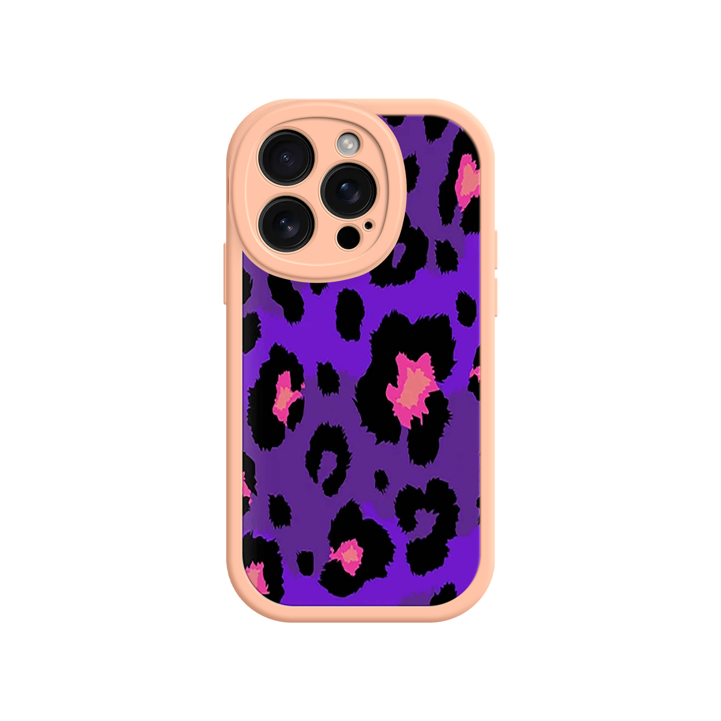 #MC0025 Factory Wholesale Purple Leopard Print iPhone 17 Case – Trendy Animal Print, Protective Fashion Cover, Bold & Stylish Design