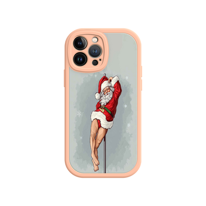 #MC0038 Factory Wholesale Pole Dancing Santa Claus iPhone 17 Case – Funny Christmas Art, Cheeky Holiday Design, Festive Adult Humor