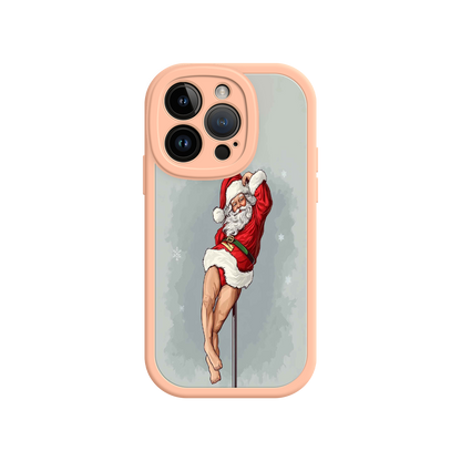 #MC0038 Factory Wholesale Pole Dancing Santa Claus iPhone 17 Case – Funny Christmas Art, Cheeky Holiday Design, Festive Adult Humor