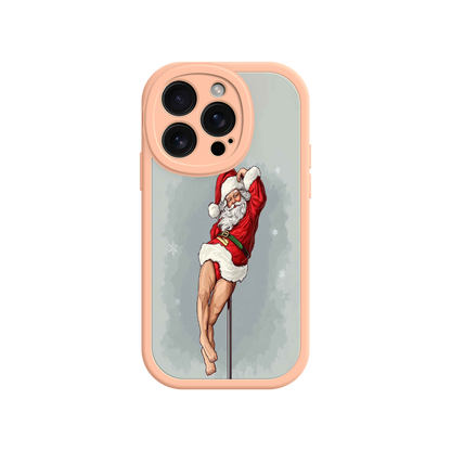 #MC0038 Factory Wholesale Pole Dancing Santa Claus iPhone 17 Case – Funny Christmas Art, Cheeky Holiday Design, Festive Adult Humor