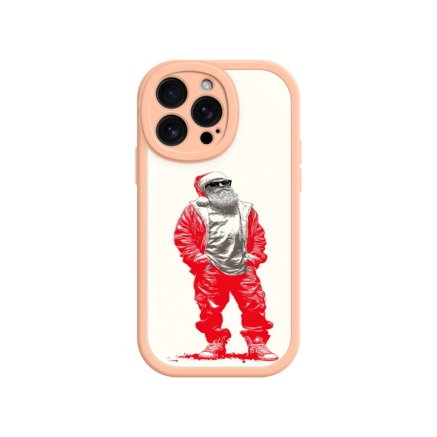 #MC0023 Factory Wholesale Urban Santa Street Style iphone 17 Case